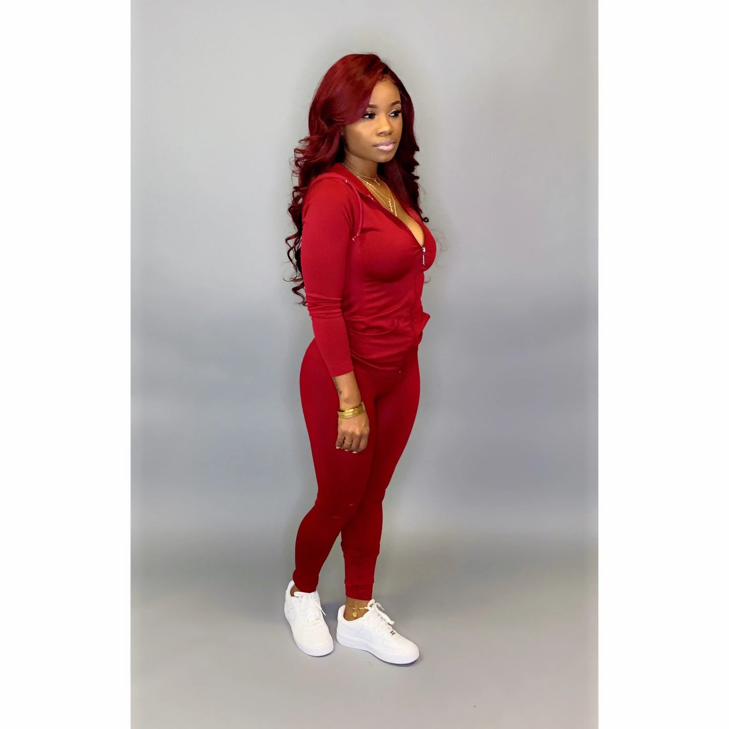 Women's Fashionable Casual Sports Two-Piece Set