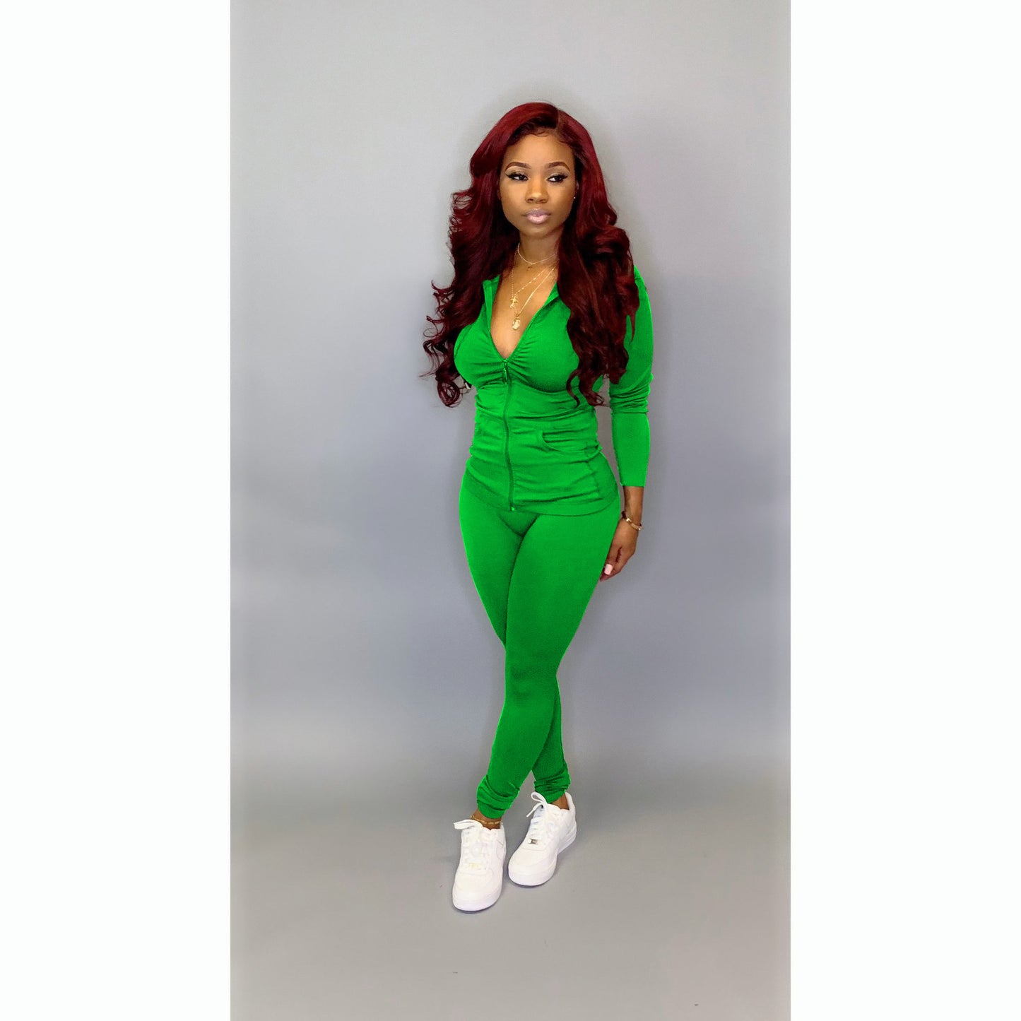 Women's Fashionable Casual Sports Two-Piece Set